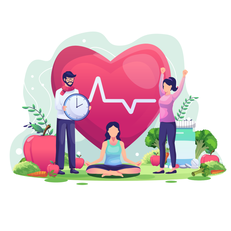 Grafika serca i&nbsp;ludzi